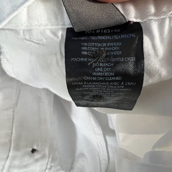 NWOT SLATE & STONE White Khaki Shorts (36) - Picture 7 of 8